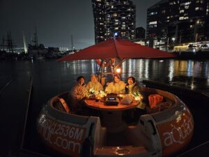 Boat Hire at Night